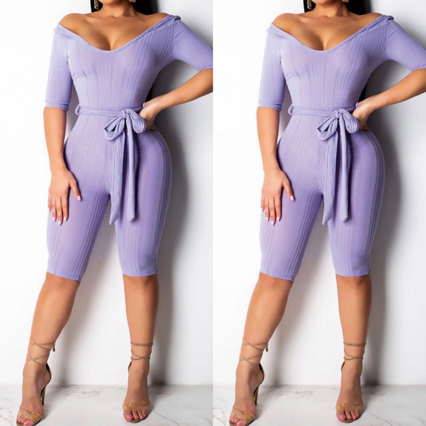 KEEP ME CLOSE  Romper- Purple