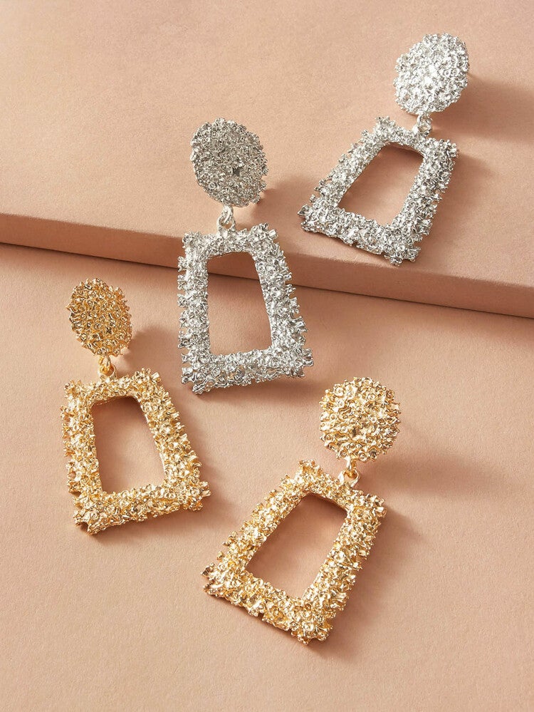 Glitz & Glam Square Earrings- Small