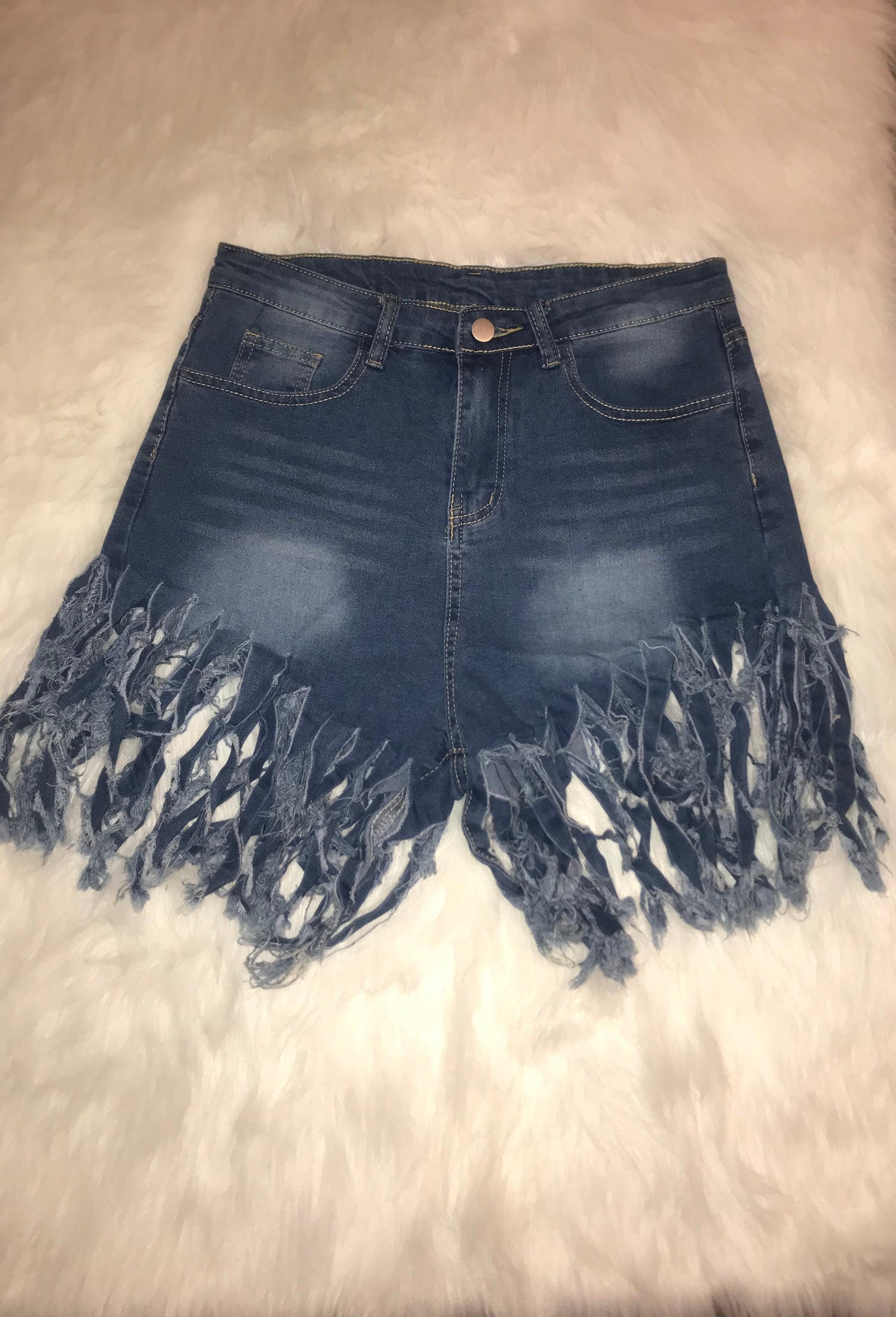 “Tease Him” High Waist- Tassel Shorts