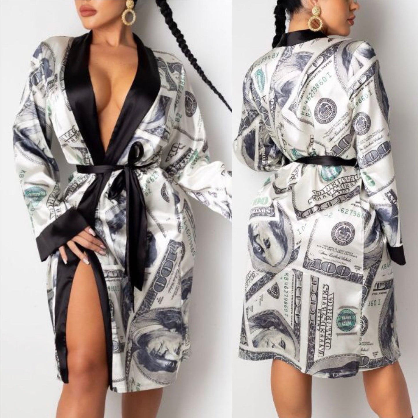  Lounging In Benjamins Royalty- Robe 