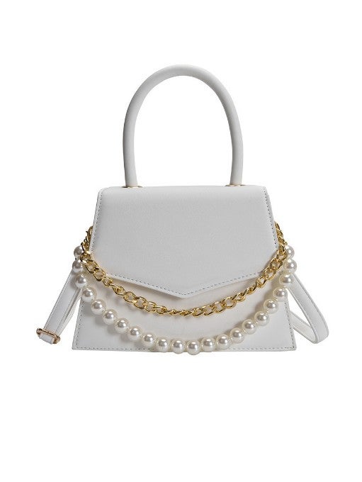 Caught Your Attention Handbag-White