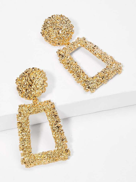 Glitz & Glam Square Earrings-Medium