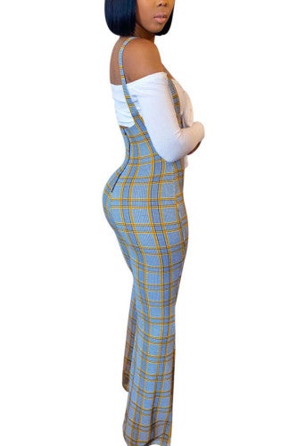 Keep It Preppy Plaid Pants Set