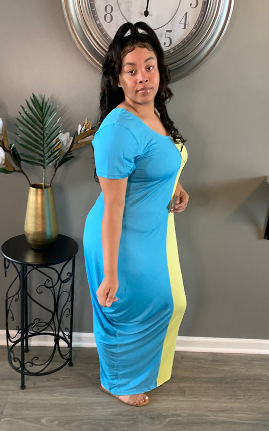 It’s Always Two Sides to the Story- Plus Size Maxi