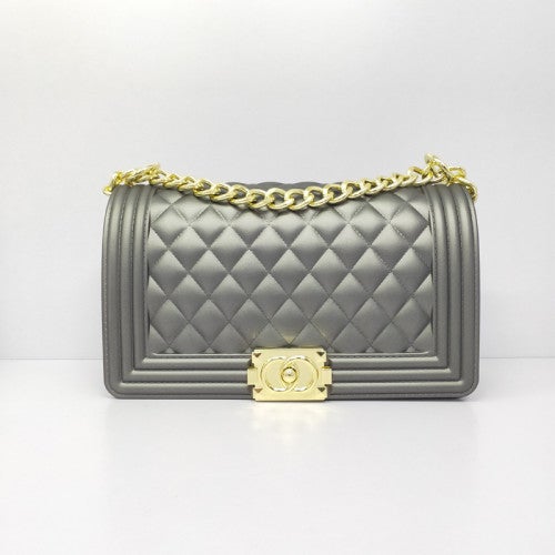 Show me Off Chic Handbag- Grey