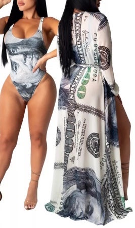 Vixen on Vacation Benjamins Swimsuit- Set 