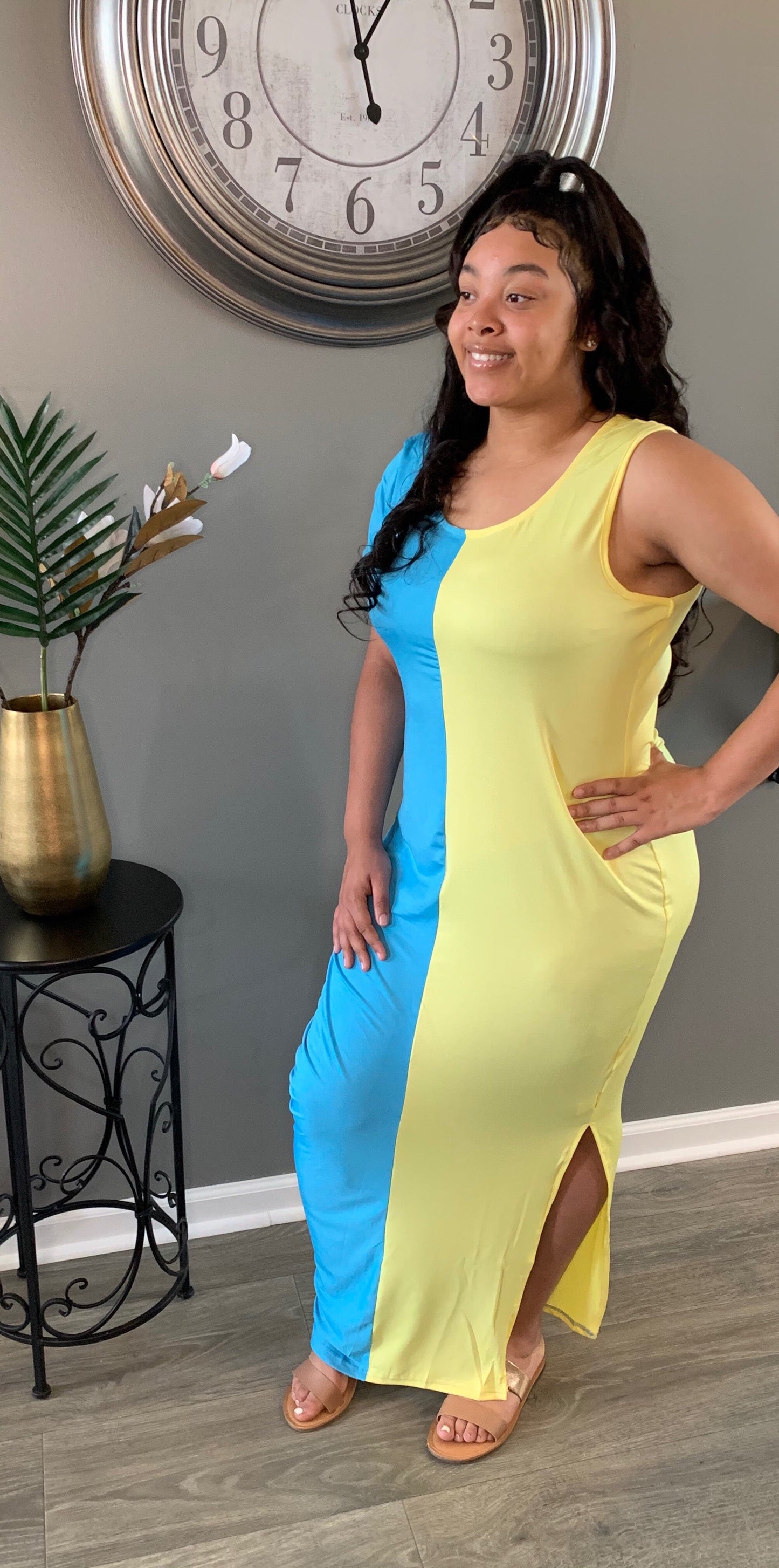 It’s Always Two Sides to the Story- Plus Size Maxi