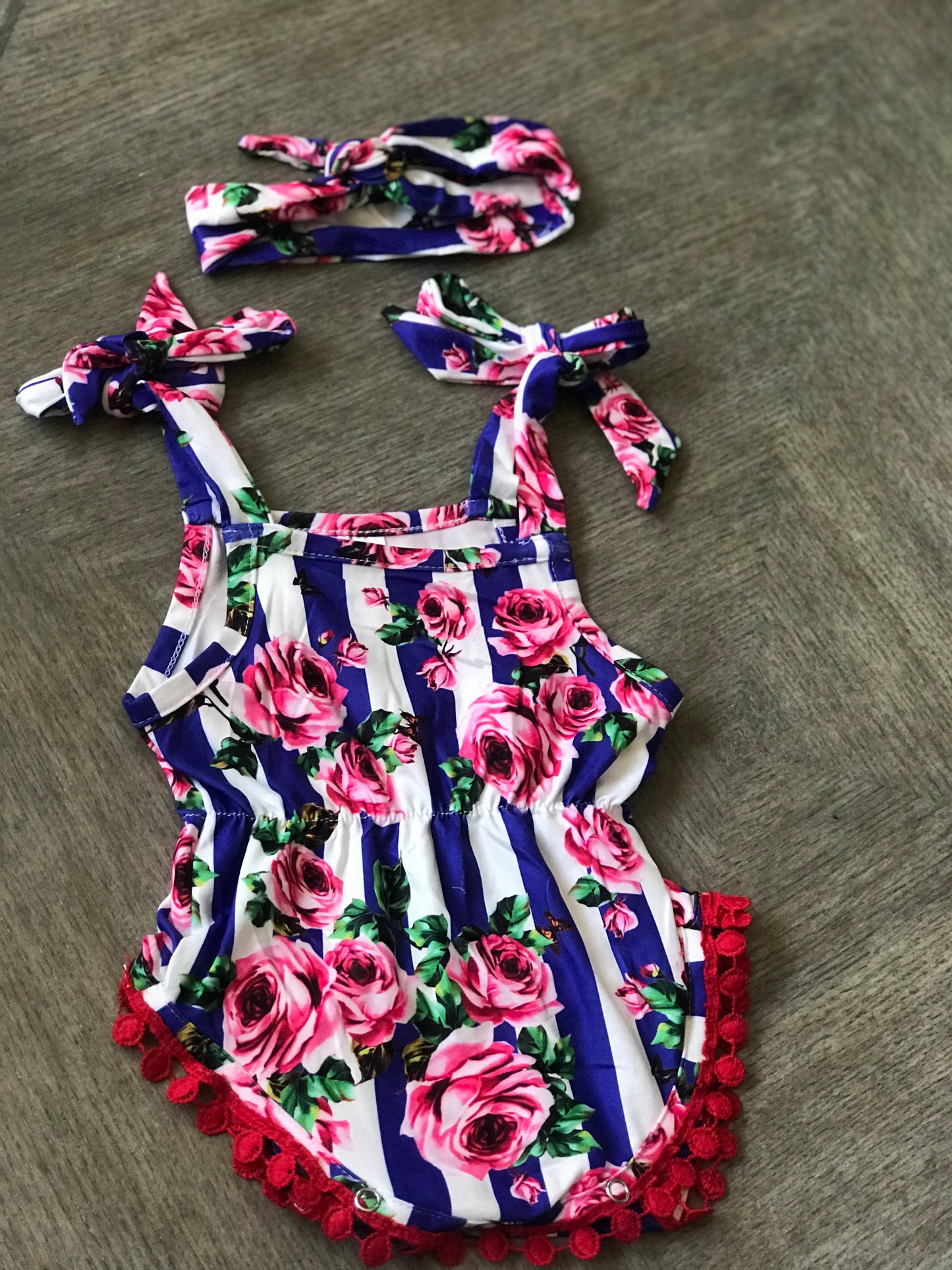 Mommy I’m Blooming- Romper Set