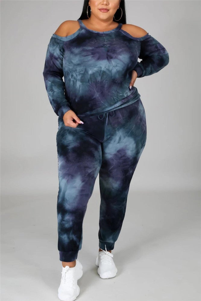 Dream Catcher Jogger Set- Plus Size