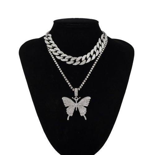 You Give me Butterflies Necklace and Chain