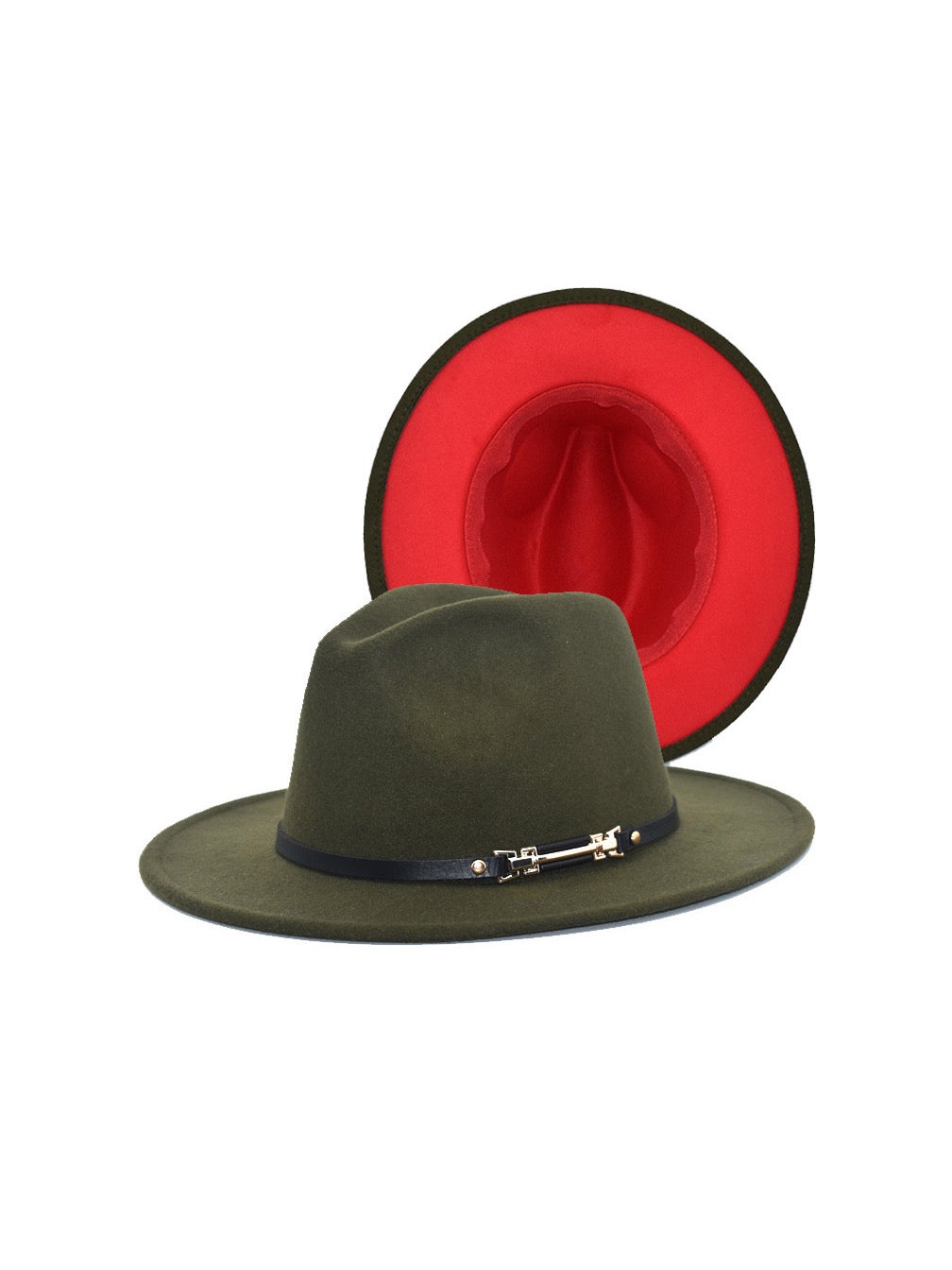 Don’t Indulge Fedora-Green/Red Bottom