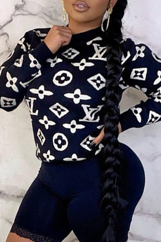 Paparazzi Longsleeve Top- Deep Blue