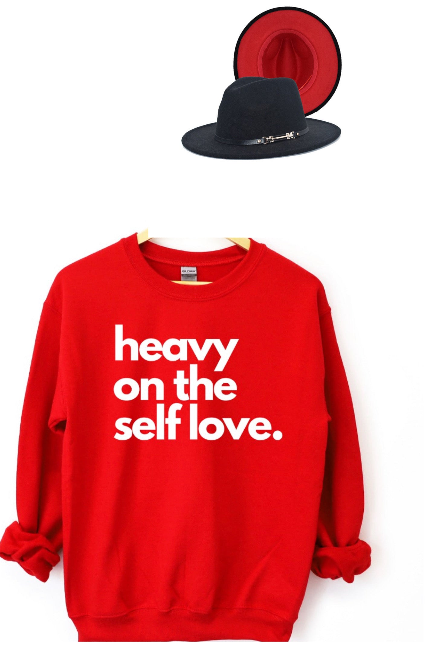 Heavy on Self Love Pullover Top