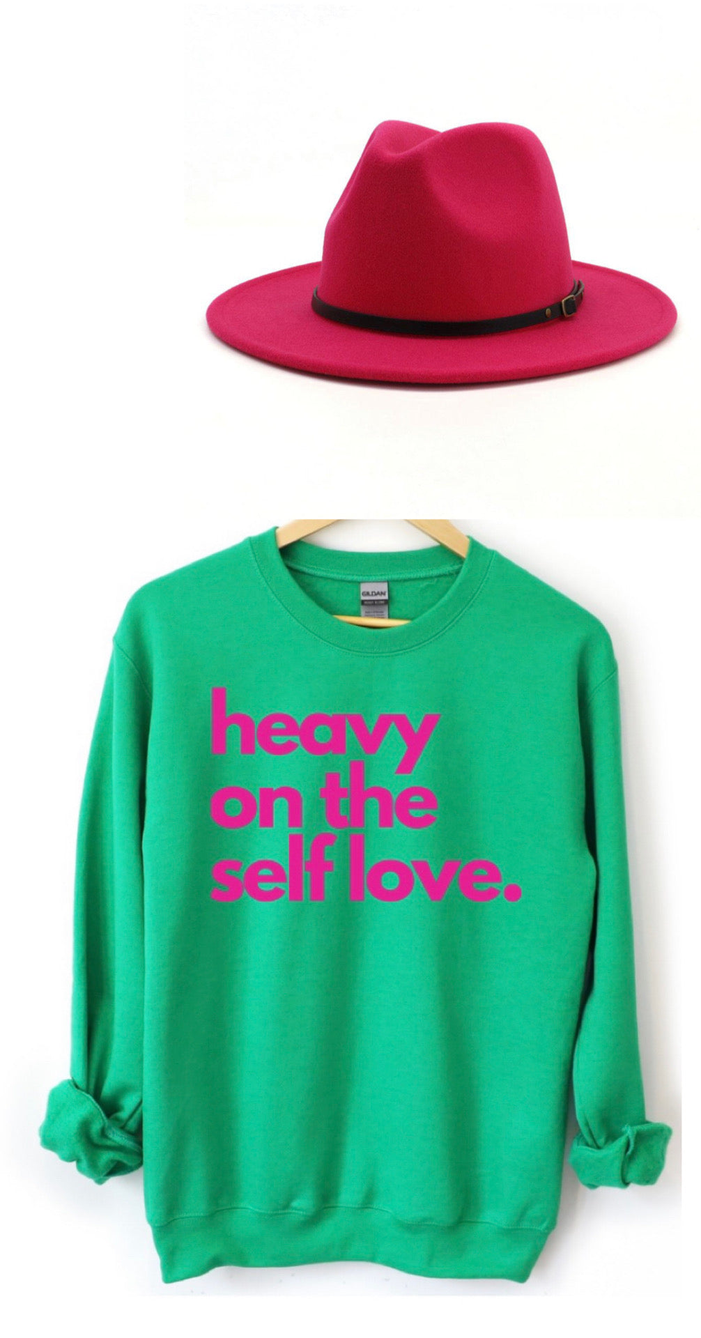 Heavy on Self Love Pullover Top