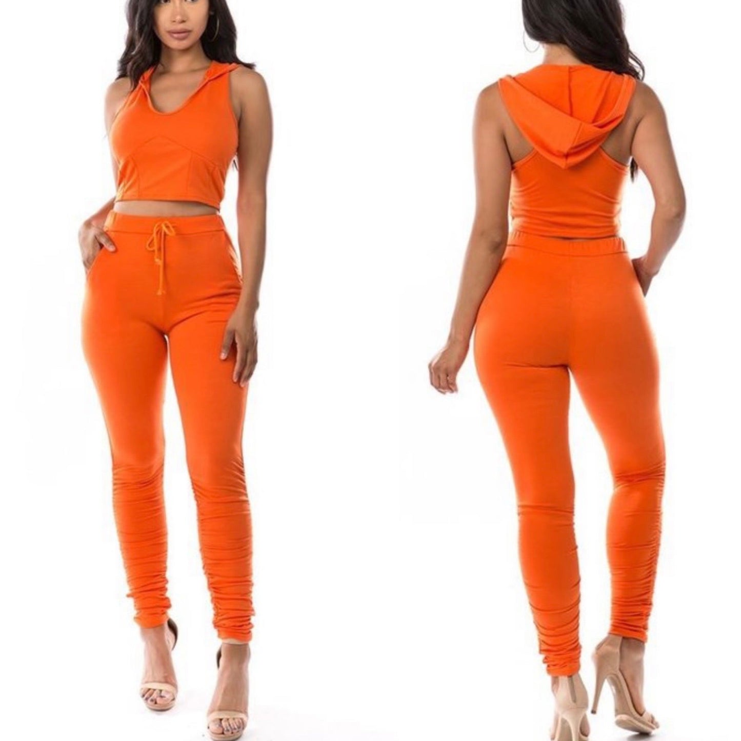 Keep it Together Ruched Leg-Pants Set